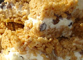 Rice Krispies Drumstick Bars